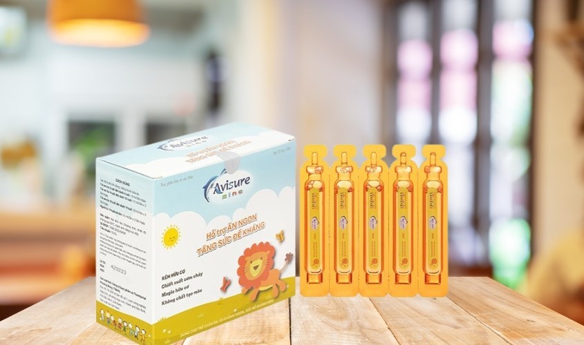 Siro Avisure ZinC hỗ trợ ăn ngon, tăng đề kháng 20 ống (từ 2 tuổi)