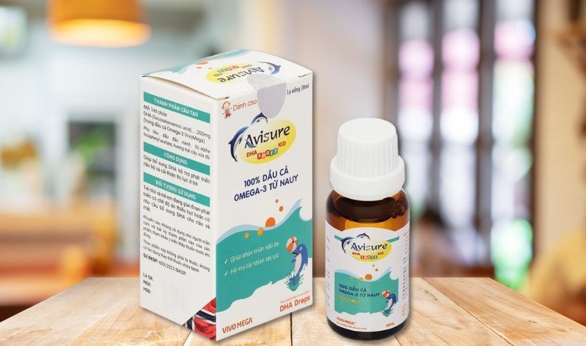 Siro Avisure DHA Smart Kid phát triển não bộ, thị lực 20 ml (từ 0 tháng)