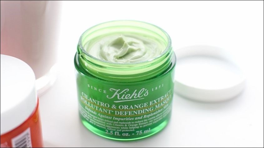 Mặt nạ ngủ Kiehl’s Cilantro & Orange Extract Pollutant Defending Masque 