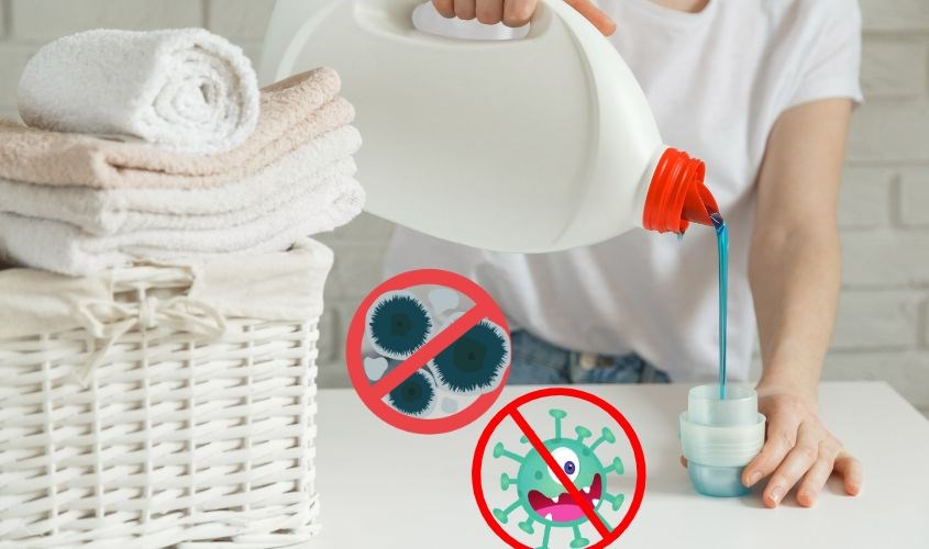 Nước xả có khả năng loại bỏ nấm móc