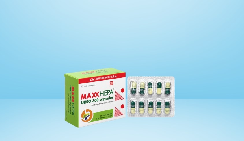 Maxxhepa Urso 300 Capsules hỗ trợ trị bệnh lý về gan mật Maxxhepa Urso 300 Capsules hỗ trợ trị bệnh lý về gan mật
