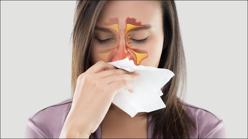Nghẹt mũi xảy ra do phản ứng của hệ miễn dịch