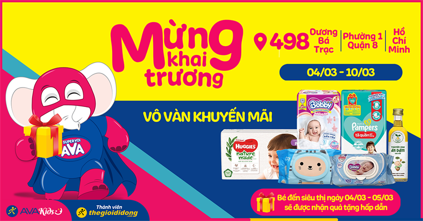 Tưng bừng khai trương cửa hàng AVAKids Dương Bá Trạc