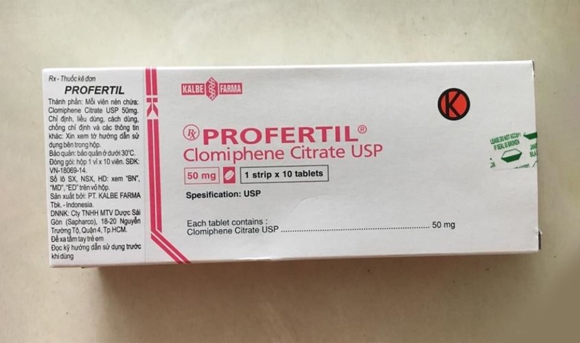 Profertil 50mg trị chứng vô sinh