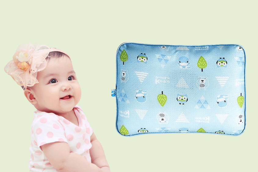 Kê cao gối ngủ em bé hạn chế nghẹt mũi hiệu quả Kê cao gối ngủ em bé hạn chế nghẹt mũi hiệu quả