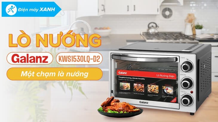 Lò nướng Galanz KWS1530LQ-D2 30 lít được bán với giá 1.790.000 đồng (cập nhật 28/02/2023, có thể thay đổi theo thời gian)