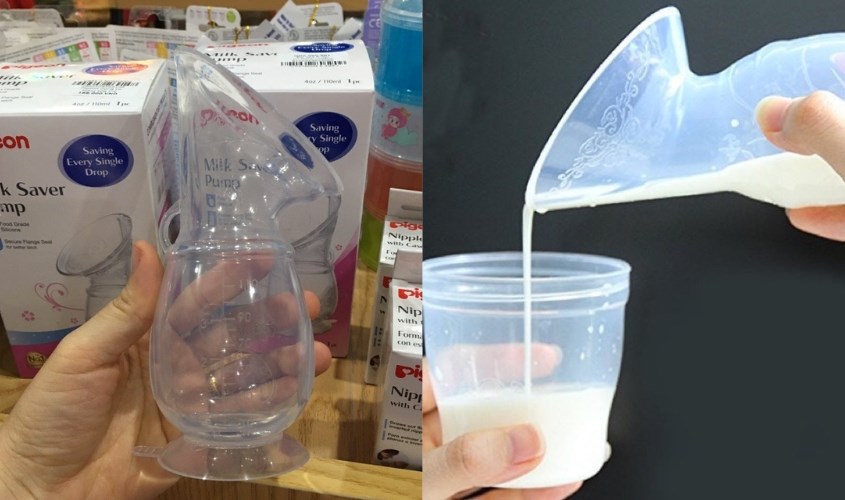 Thiết kế của cốc hứng sữa chủ yếu là cổ mở rộng để thuận tiện úp vào bầu ngực của mẹ