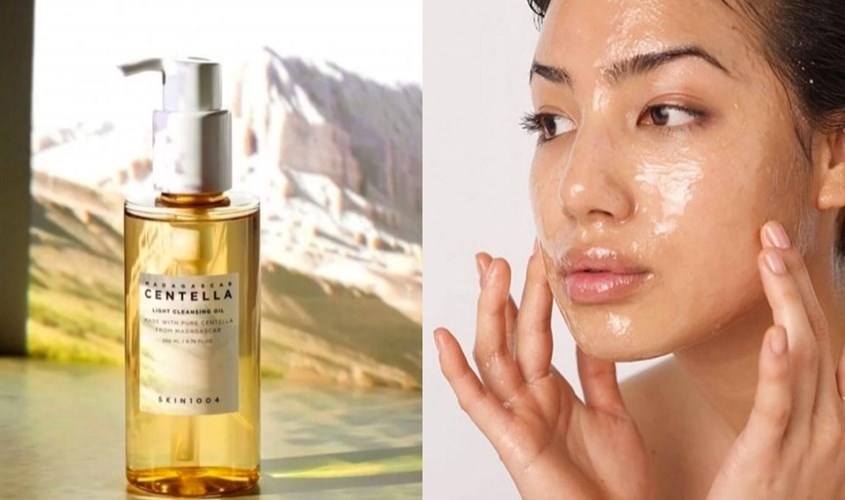 Dầu tẩy trang chiết xuất Rau Má Skin1004 Madagascar Centella Light Cleansing Oil 200 ml