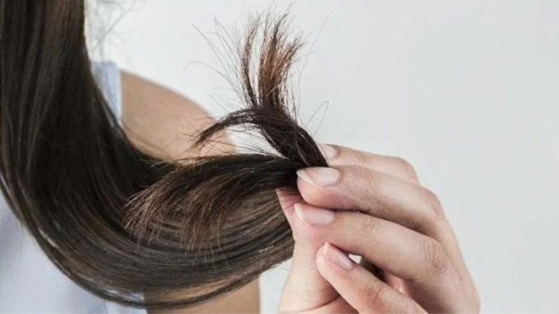 Thiếu hụt canxi dẫn đến tình trạng tóc khô xơ, dễ gãy rụng