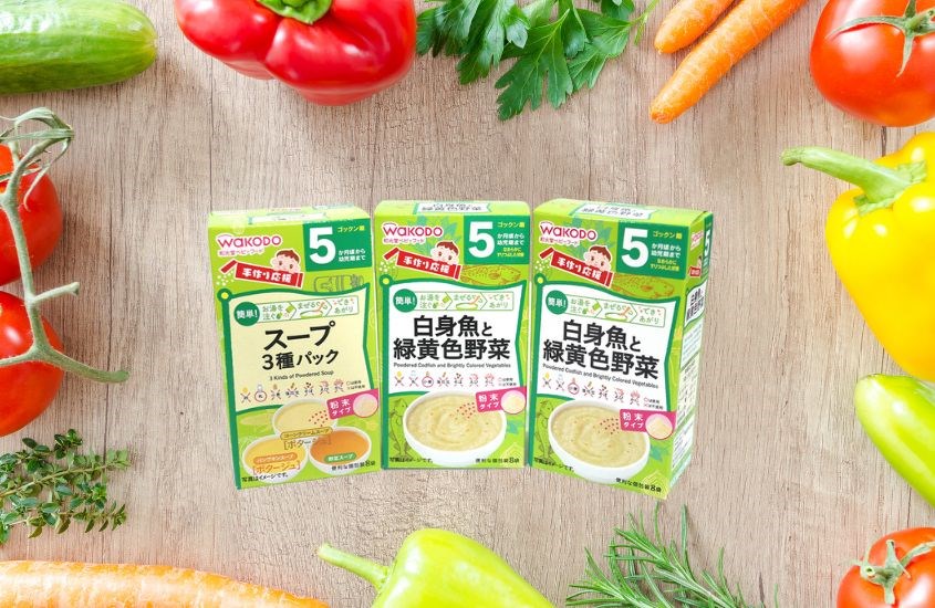 Cháo/súp ăn dặm Wakodo Cháo/súp ăn dặm Wakodo