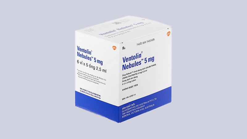Dung dịch khí dung Ventolin Nebules 5mg