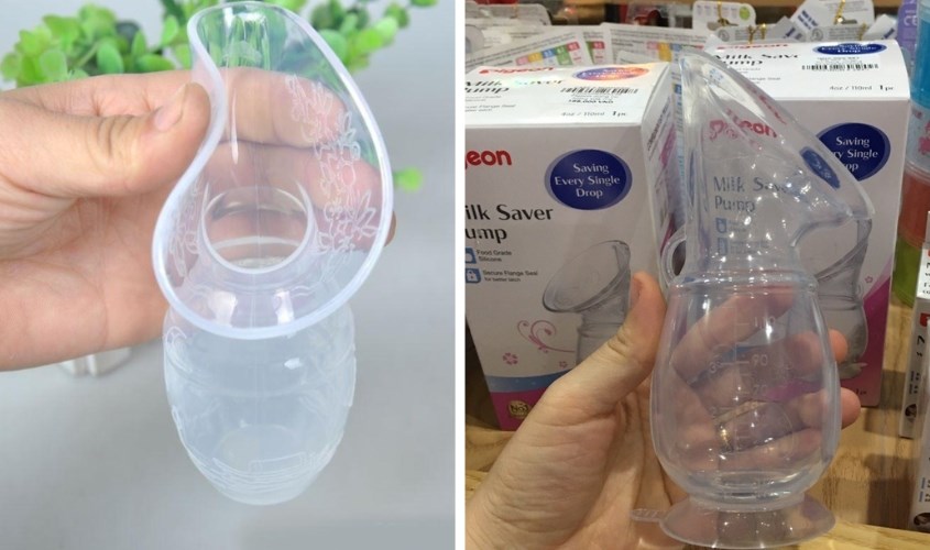 Cốc hứng sữa Pigeon được làm từ chất liệu silicon siêu mềm, tạo cảm giác thoải mái khi sử dụng