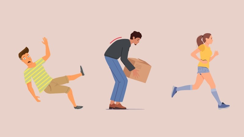 Người bệnh không nên vận động mạnh và nên hạn chế té ngã Người bệnh không nên vận động mạnh và nên hạn chế té ngã