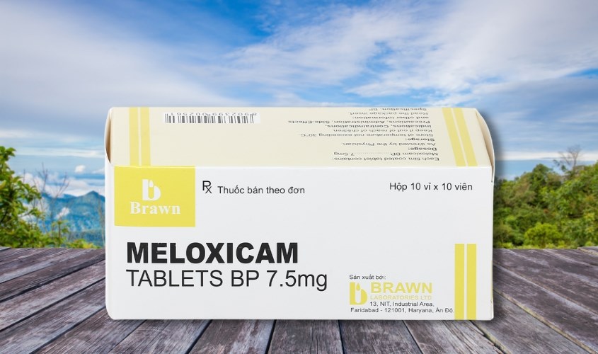 Meloxicam Brawn 7.5mg kháng viêm, giảm đau