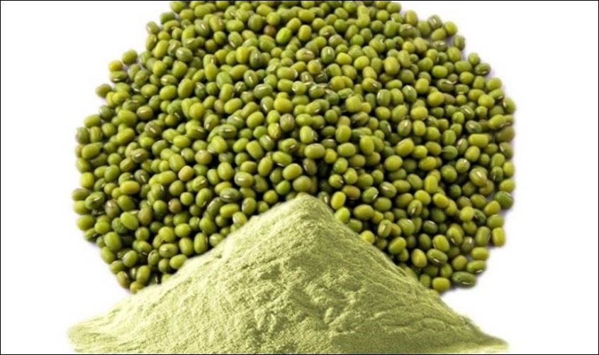 Trị thâm bằng bột đậu xanh