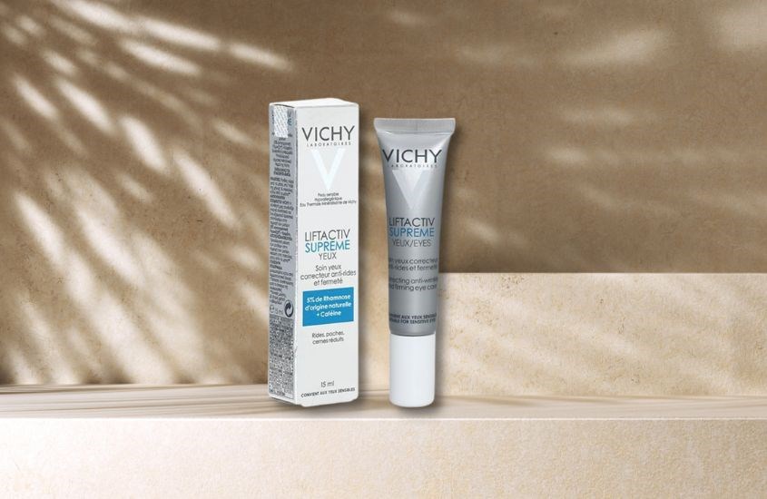 Kem dưỡng mắt giảm nếp nhăn và chống lão hoá 5% Rhamnose Vichy Liftactiv Eyes Supreme 15 ml