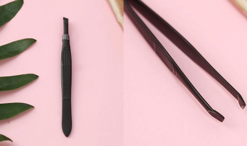 Nhíp inox đầu xéo Vacosi T02