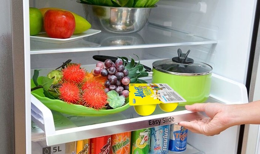 Váng sữa này cần được bảo quản trong ngăn mát tủ lạnh