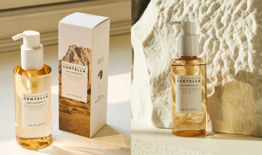 Dầu tẩy trang chiết xuất Rau Má Skin1004 Madagascar Centella Light Cleansing Oil 200 ml 