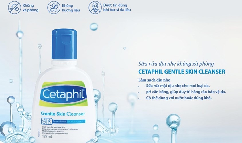 Sữa rửa mặt Cetaphil Gentle Skin Cleaner