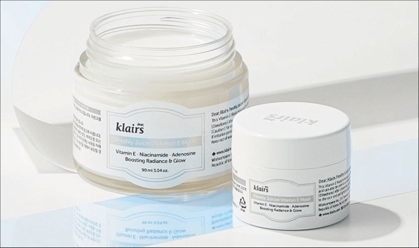 Mặt nạ ngủ vitamin E dưỡng sáng da, cải thiện nếp nhăn Klairs Freshly Juiced 90 ml Mặt nạ ngủ vitamin E dưỡng sáng da, cải thiện nếp nhăn Klairs Freshly Juiced 90 ml