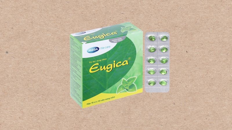 Eugica giúp điều trị ho, đau họng