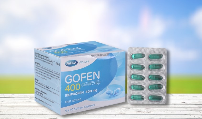 Gofen 400 Clearcap giảm đau, hạ sốt, kháng viêm
