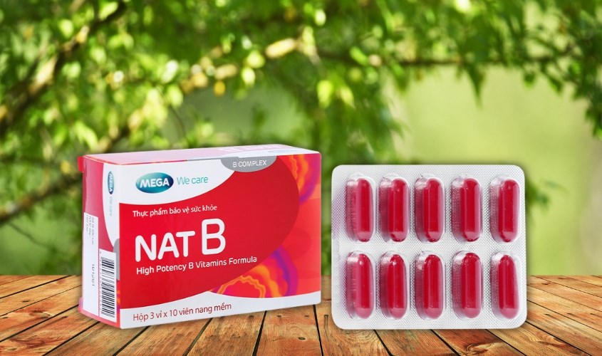 Nat B bổ sung vitamin B, giảm mệt mỏi