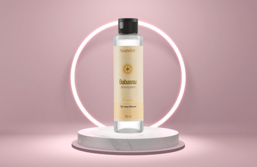 Nước tẩy trang tinh dầu Babassu Avander giúp làm sạch và cung cấp độ ẩm