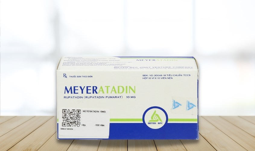 Meyeratadin 10mg trị viêm mũi dị ứng, mày đay