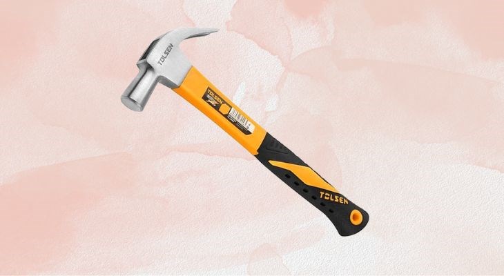 Búa sừng dê cán nhựa Tolsen 25160 sở hữu thiết kế gọn nhẹ với tay cầm chắc chắn