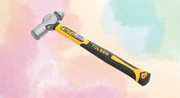 Búa đầu tròn thép cán nhựa Tolsen 25022 thiết kế chắc chắn, tiện lợi đáp ứng tùy vào nhu cầu của người sử dụng