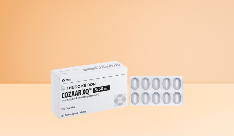 Cozaaz XQ 5/50mg trị tăng huyết áp
