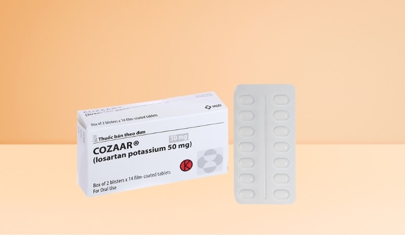 Cozaar 50mg trị tăng huyết áp, suy tim
