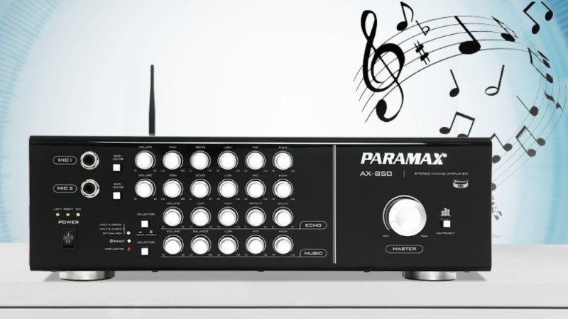 Amply Paramax có thiết kế đơn giản, nhỏ gọn Amply Paramax có thiết kế đơn giản, nhỏ gọn