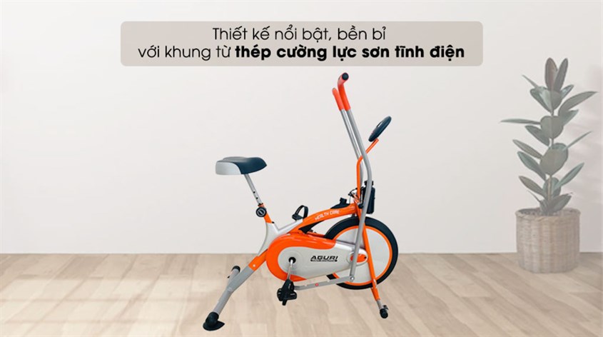 Xe đạp tập thể dục toàn thân Aguri AGA-206PAS với thiết kế ấn tượng, bắt mắt