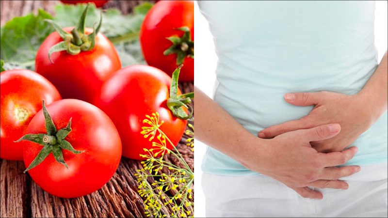 Ăn cà chua lúc đói có thể gây đau bụng