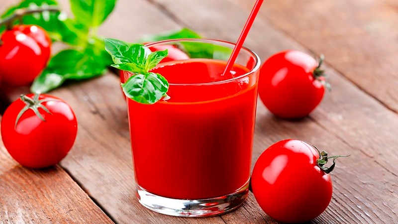 Nước ép cà chua có vị thơm ngon và tươi mát