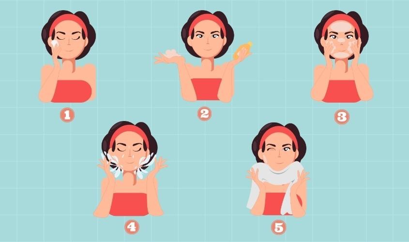 Hướng dẫn sử dụng sữa rửa mặt Dr Morita Tea Tree Acnes Foaming Whip