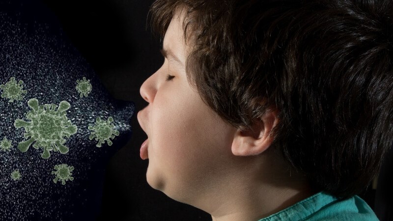 Giọt bắn chứa virus là tác nhân lây lan dịch cúm nhanh và mạnh