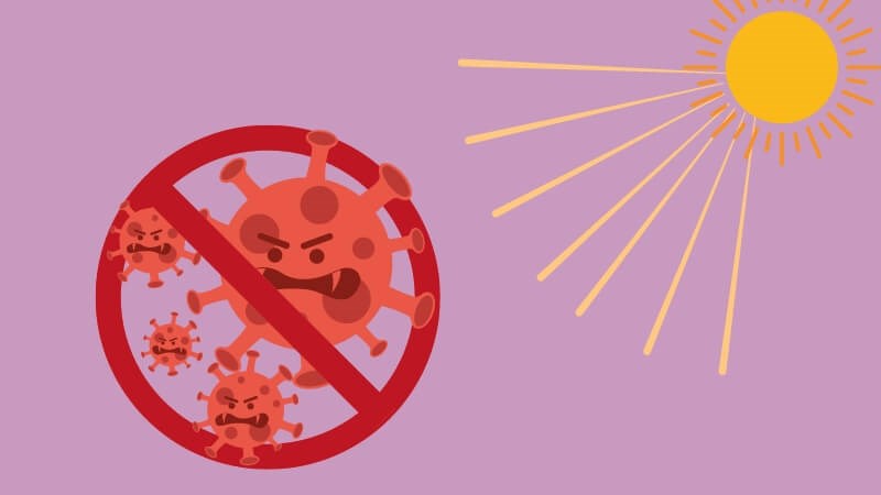 Virus cúm có thể bị bất hoạt bởi bức xạ mặt trời