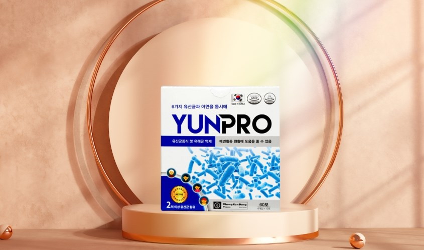 Men vi sinh Yunpro có tác dụng bổ sung lợi khuẩn, từ đó ức chế các vi khuẩn có hại 