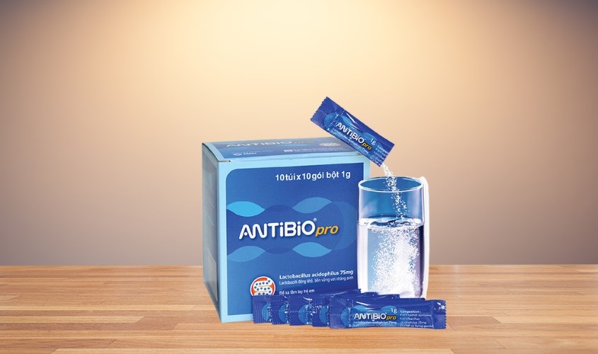 Men vi sinh Antibio Pro giúp ức chế các vi sinh vật có hại với cơ thể