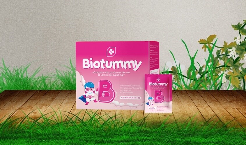 Men vi sinh Kentek Biotummy hỗ trợ giảm nguy cơ rối loạn tiêu hóa 30 gói (từ 3 tuổi)