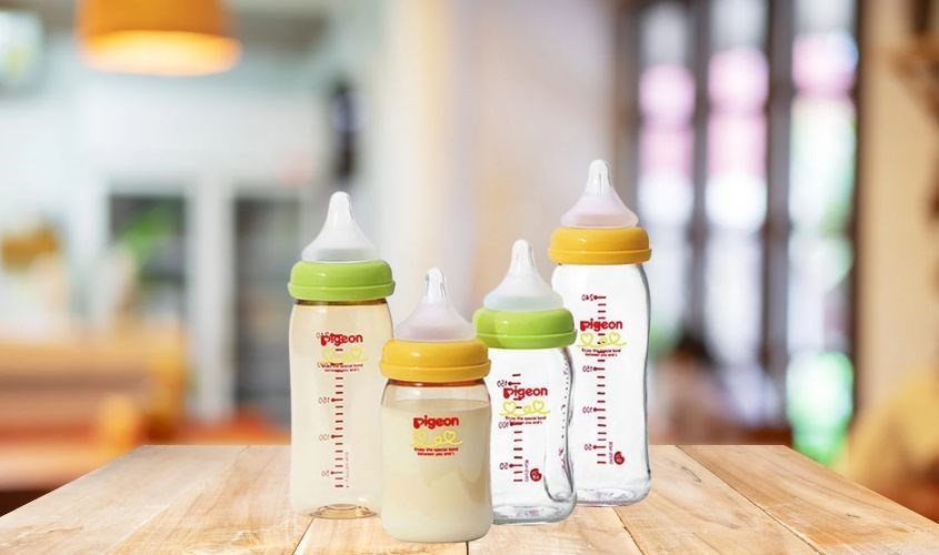 Chọn dung tích bình swuarx Pigeon phù hợp cho bé
