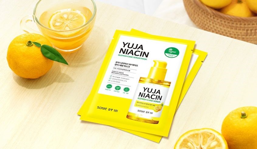 Mặt nạ giấy Quýt Yuja cấp ẩm và dưỡng sáng da Some By Mi Yuja Niacin 30 Days Blemish Care Serum 25g
