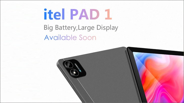 Máy tính bảng Itel Pad 1 có dung lượng pin khá 