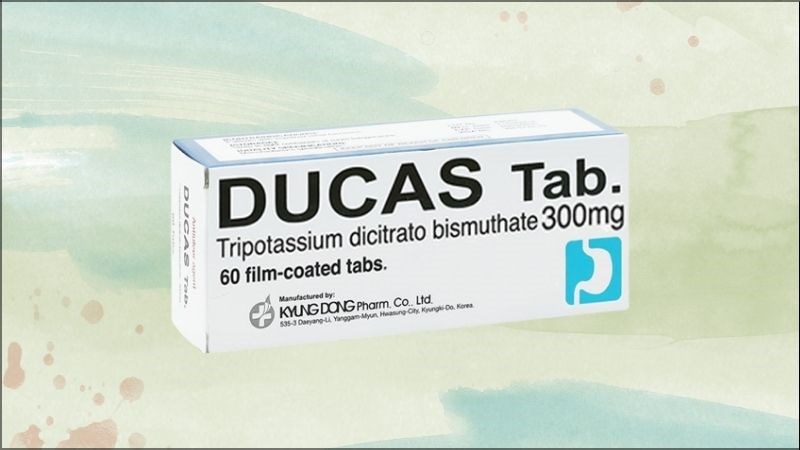 Ducas Tab 300mg - Dòng sản phẩm trị viêm loét dạ dày, tá tràng (6 vỉ x 10 viên)