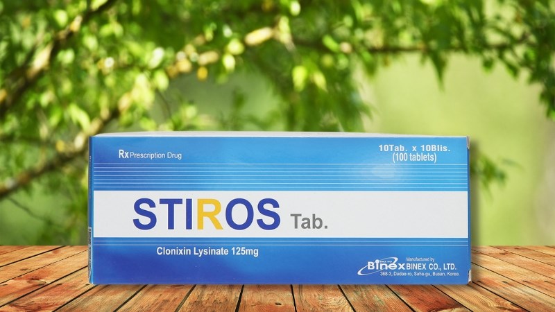 Stiros Tab 125mg giúp giảm đau, kháng viêm xương khớp