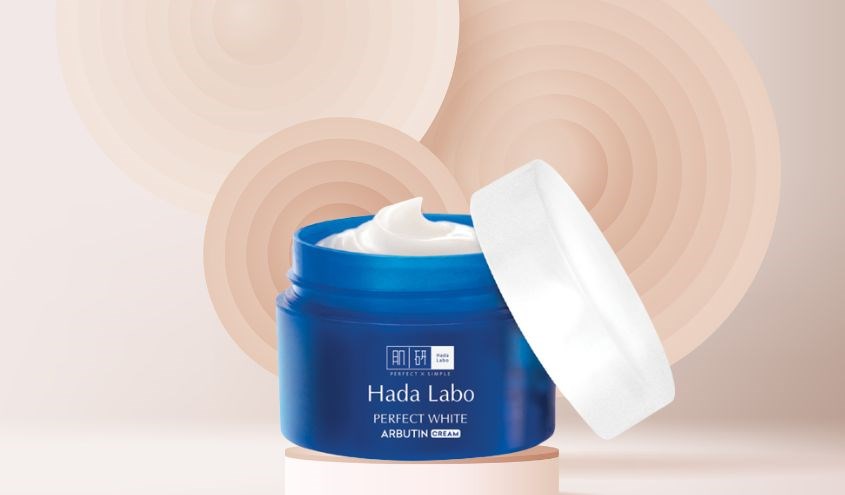 Kem dưỡng ẩm da Hada Labo Perfect White Arbutin Cream